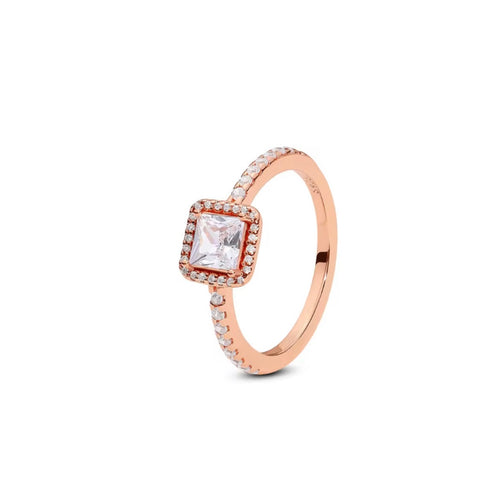 Anillo Circonita Cuadrada